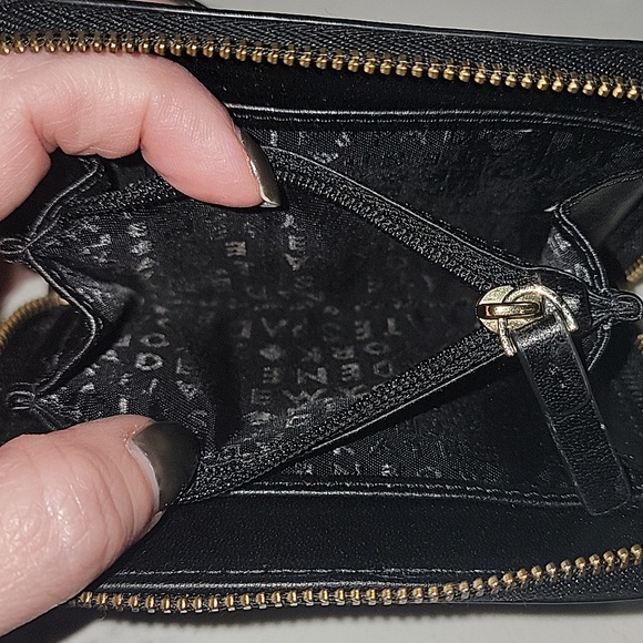 Kate Spade New York Zip Around Wallet In Black Leather - Picture 10 of 11